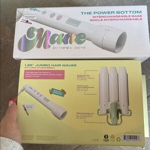 NEW Mane Power Bottom Base + Jumbo Waver 1.25”